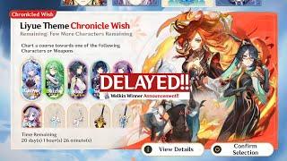 NEW UPDATE!! Confirm 5.3 Chronicle Wish Banner Delayed!? Rerun Xianyun, Shenhe - Genshin Impact