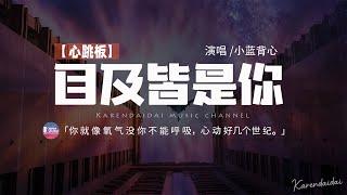 小藍背心 - 目及皆是你 【心跳版】「你就像氧氣 沒你不能呼吸，我波瀾四起 心動好幾個世紀。」【動態歌詞/Pinyin Lyrics】