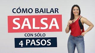  Cómo BAILAR SALSA paso a paso | TUTORIAL | [¡Aprende 4 pasos aquí!]