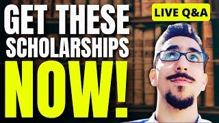 Scholarship Livestream! (09.27.2024)