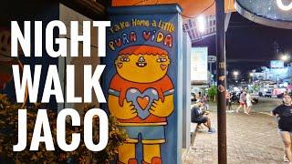 Night TOUR Of Jaco, Costa Rica + Top Nightlife  Walk Downtown #travel #tourism