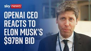 OpenAI CEO tells Sky News the company is ‘not for sale’ and they are ‘open to work with China’