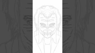 WHY SO SERIOUS?!?! #fyp #edit #movies #digitaldrawing #DC #dccomics #joker#heathledger #jokeredit