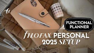 Filofax Original Personal Size Nude Setup Flip Through - Functional Planner using FREE Printables!