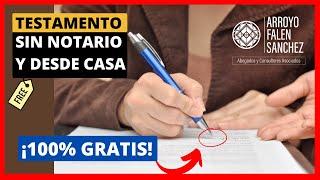  ¿CÓMO HACER UN TESTAMENTO EN CASA VÁLIDO Y SIN NOTARIO? | TESTAMENTO OLÓGRAFO EN PERÚ