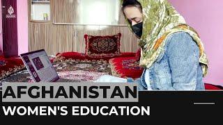 Afghanistan: Women locked out of schools, logging in online