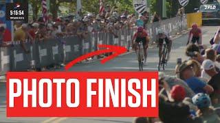 Elite Men's Road Race Ends In Photo Finish At USA Cycling Pro Road Nationals 2024