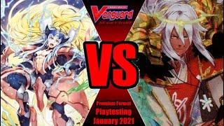 Ezel Vs Valkerion Brrr - Cardfight Vanguard Premium Playtesting January 2021