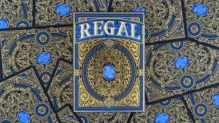 Regal Blue Playing Cards by Gamblers Warehouse | Deck Review -Display