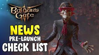 Baldur's Gate 3 News - Pre-Launch Prep & Official Release Times