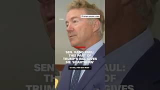 Sen. Rand Paul: This part of Trump’s bill gives me ‘heartburn’