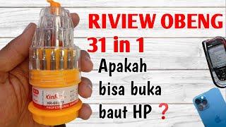 RIVIEW OBENG 31 IN 1 BISAKAH BUAT BUKA BAUT HP MENDING YANG LAIN LAH ‼️