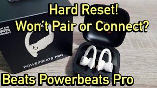 Beats Powerbeats Pro: How to Hard Reset (problems pairing or connecting?) FIXED!