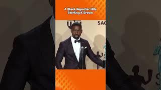 BlackTree TV never afraid to have meaningful conversations, even at the #SAGAwards #SterlingKBrown