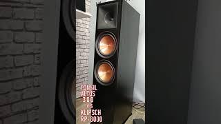 Klipsch RP-8000F vs Tonsil Altus 300 - luźny materiał z akcji #shorts Chainmokers