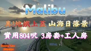 最寫意！日出康城上蓋Malibu 樓王海景 3房套+ 工人房 Sunny Lau 55014014