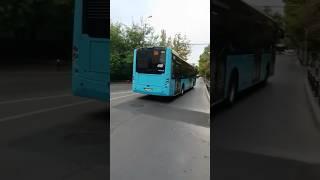 Autobuzul Otokar C12 #6617 tranzitând Str. Matei Voievod pe linia 104 deviată