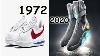 Evolution of NIKE 1972 - 2019