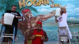 Hulk Hogan accepts the "Ice Bucket Challenge"