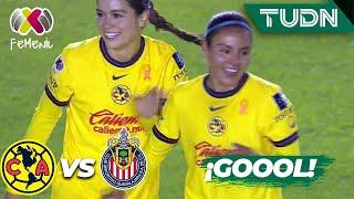 ¡GOLAZO DE OTRO NIVEL! Karen Luna anota | América 3-2 Chivas | Liga Mx Femenil AP2024-4tos | TUDN