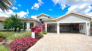 New Construction 55+ Community Luxury Home Tour l Port St. Lucie FL | Riverland Valencia Parc