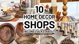 10 HOME DECOR SHOPS NO ONE TALKS ABOUT