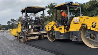 See How Fast The Asphalting Of Takoradi To Sekondi 8Km Road Dualization Project Is Going