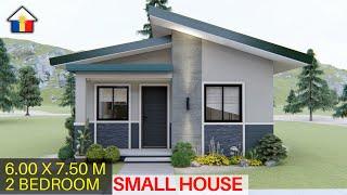 SIMPLE HOUSE DESIGN CONCEPT (45 sqm) / 2 BEDROOMS