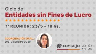 Ref. 9101LV. Ciclo de Entidades sin Fines de Lucro 1° Reunión 2024.