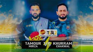 BIG FIGHT || TAMOUR MIRZA VS KHURRAM CHAKWAL JAZZ TSL MATCH HIGHLIGHTS || RAJPOOT CRICKET