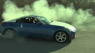 Alex Drifting 350z goes into ditch