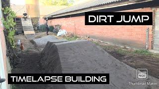 Backyard Dirt Jumps Ep 2. // first jump