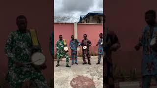 Traditional Ifa Orisa drumming.