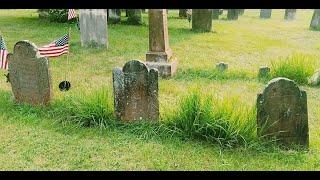 Old Stones at the West Cemetery of Granby Massachusetts