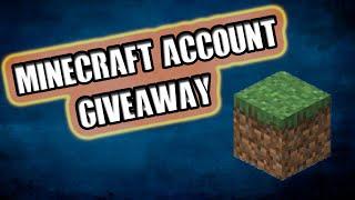 Minecraft Account Giveaway !! (Closed)