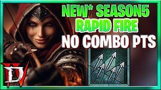 Diablo 4 Season 5 Rapid fire Rogue Build Guide Billion+ Damage  : No Combo Points No Imbue