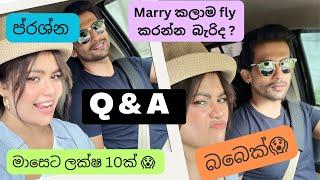 Q&A |මාසෙට ලක්ශ 10ක් හොයන්න පුලුවන්ද ? |ඔයාලගේ ප්‍රශ්න වලට උත්තර | සිංහල vlogs