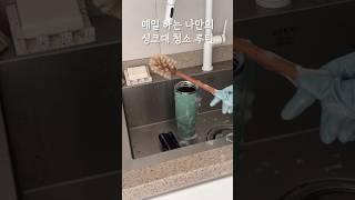 매일 하는 나만의 싱크대 청소 루틴 #청소친구들도소개