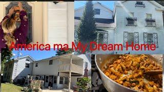 America ma my Dream Home and village life Home Outside Tour