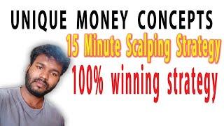 UNIQUE MONEY CONCEPTS -15 Minute Scalping Strategy Part -2