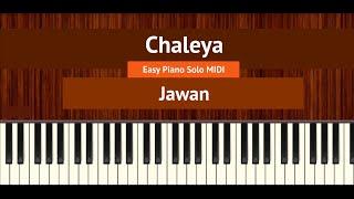 How To Play "Chaleya" (Easy) from Jawan | Bollypiano Tutorial