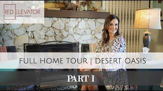 FULL HOME TOUR of a New Palm Springs DESERT OASIS | RED ELEVATOR| NINA TAKESH