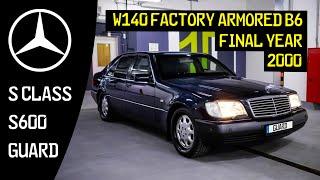 2000 Mercedes Benz S600 factory armored B6, W140 #w140 #sclass #mercedes