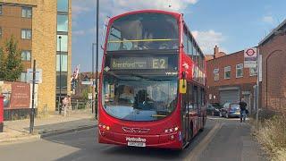 FRV + Diversion. Metroline Route E2. Brentford, Commerce Road - Greenford Broadway VW1047 (LK10 BXR)