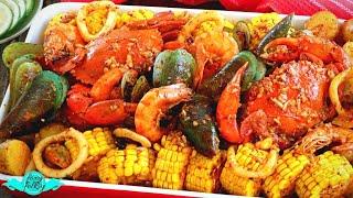 Cajun Seafood Boil | Easy & Flavorful Recipe for Shrimp, Crab & More by FOXY FOLKSY