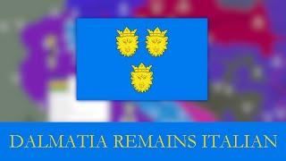 What if Dalmatia remained Italian? // alternate history map speedart