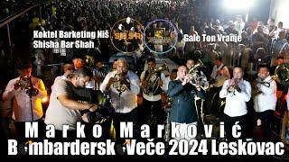 MARKO MARKOVIC BOMBARDERSKO VECE ©2024 LESKOVAC LIVE PART1 █▬█ █ ▀█▀ STUDIO BEKO 4K LESKOVAC