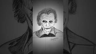 Heath Ledger Drawing #joker #DIY #Craft