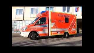 Stuttgart FD / Feuerwehr Stuttgart: brand new ambulance / neuester RTW, outside & inside, 2012