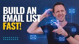 How to Build an Email List FAST (Automated List Building Strategies!)